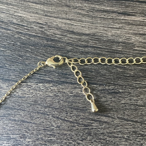 Abalone Shell Necklace with Gold Hardware - Picture 4 of 5